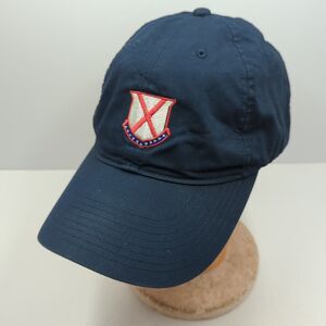 Nike Golf Hat Old Row Embroidered Crest Navy Blue Adjustable Cap Dad Hat Swoosh